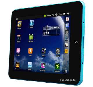 MID 806 Google Android 8” Tablet PC 2GB W/ Bundle Case Blue Color 
