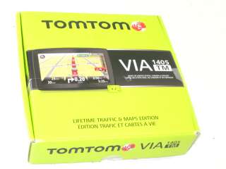AS IS TOMTOM VIA1405TM 4.3 LCD PORTABLE GPS 636926048729  