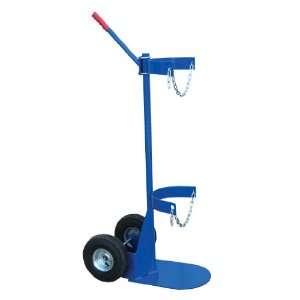   Dolly with Pneumatic Wheel, Steel, 25 1/16 Length, 16 1/2 Width, 54