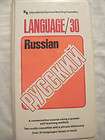 LANGUAGE/30***​RUSSIAN***TEAC​HING CASSETTES & PHRASE DICTIONARY 