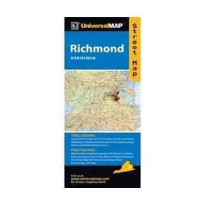 Richmond Virginia Street Map Universal Maps  Books