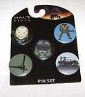 halo reach set of 5 button pin set new on