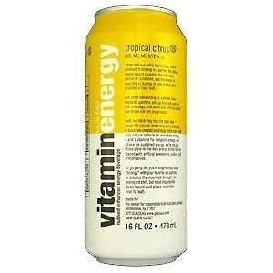  Vitamin Energy, Tropical Citrus, 16 Oz. / 12PK Cans 