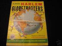 1963 Harlem Globetrotters official yearbook  exc. cond.  