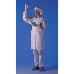  DuPont 2X White 5.4 mil Tyvek Disposable Labcoat With Snap 