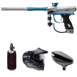  Proto Reflex Rail Electronic Paintball Marker   Clear/Sky 