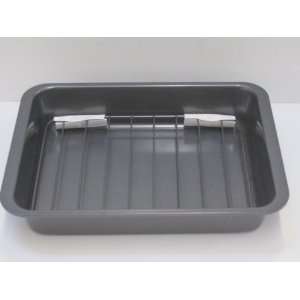 Toaster Oven Roaster Pan with Rack 