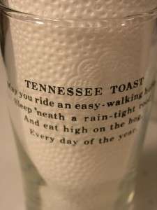 JACK DANIELS TENNESSEE SQUIRE TOAST GLASSES SET OF 6  