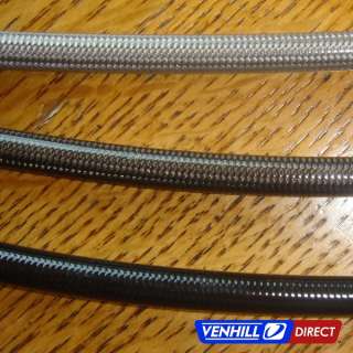 Venhill Braided Stainless Brake Line Coated Braid Closeup