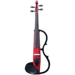  Yamaha SV 120 Silent Electric Red 4/4 Violin Musical Instruments