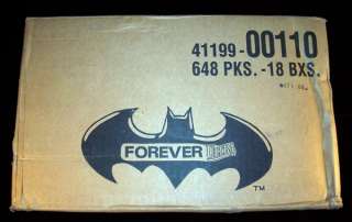 1995 Ultra Batman Forever Trading Card Case 18 Boxes  