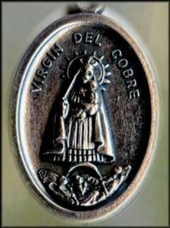 Virgin of Virgen del Cobre St Medal Pendant + 925 Chain  