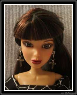   HANDMADE GOTH GOWN Clothes Custom FASHION and JEWELRY 4 LIV DOLL d4e