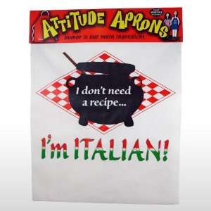  (#2028) Italian Recipe Apron Toys & Games