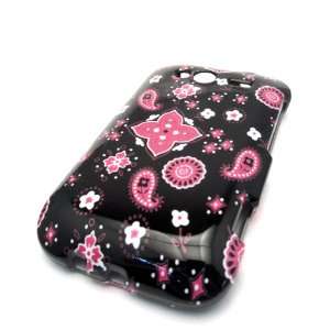  HTC Wildfire S Pink Bandana Design Cover Skin Protector 