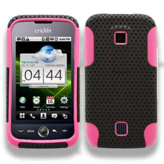 HUAWEI M860 ASCEND METRO PCS 2in1 HYBRID CASE BLK/PINK  