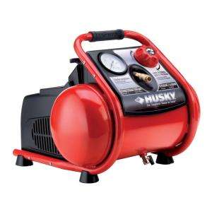 Husky H1503TP Trim Plus 3 Gallon Portable Electric Air Compressor with 