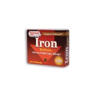 Iron 325 Mg Tablets With Ferrous Sulfate By Kpp To Provide Iron   100 