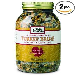The Spice Hunter Turkey Brine, 22 Ounce Jars (Pack of 2)  