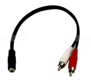  adapter cable with an additional 11 foot RCA extension cable