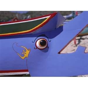  Close Up of Painted Eye on Side of Fishing Boat, Island of 