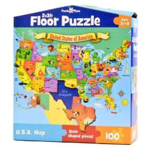  Masterpieces Floor Puzzle USA Map Toys & Games