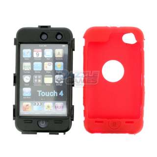   HARD CASE COVER SILICONE SKIN FOR IPOD TOUCH 4 4G 4TH GEN NEW  