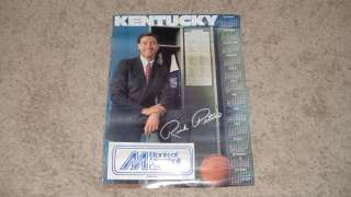 1980s UK Kentucky Wildcats Basketball Schedule Poster Lot of 5  