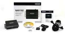 Jensen UV10 In Dash 7 Car DVD Receiver+NAV102 Navigation Box+Back Up 