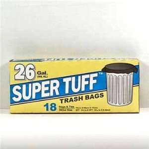   Tuff Tall Kitchen Trash Bags 26 Gallon Case Pack 24 