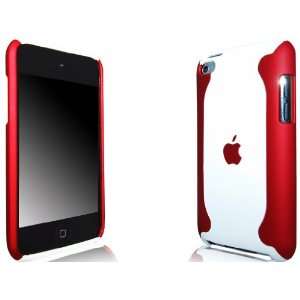  iPod Touch 4G, 4th Generation Hard Case Red and White Flux 