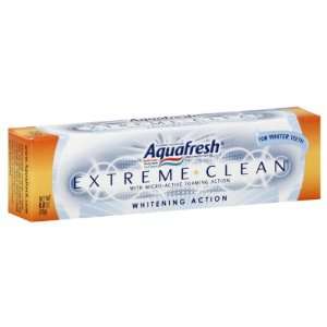 Aquafresh Extreme Clean Whitening Action Toothpaste 0.8 oz 
