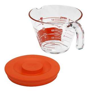 Pyrex Prepware 4 Cup Measuring Cup & Lid *Oven microwave dishwasher 