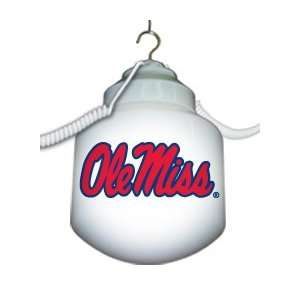  Ole Miss Rebels NCAA String Globe Lights   Set of 6 Globes 