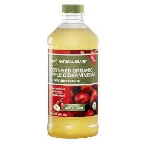 GNC Natural Brand Certified Organic Apple Cider Vinegar  