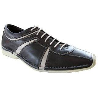 Bacco Bucci Sanders Black Bone Leather Shoes Oxfords   Available in 