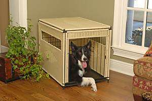 MR. HERZHERS X LARGE PET CRATE ~ WICKER DOG CRATE  