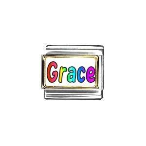  Clearly Charming Grace Digital Photo Name Italian Charms 