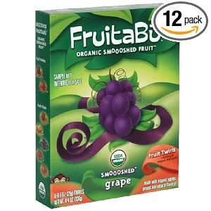 Fruitabu Grape Twirls, 4.4 Ounce Boxes (Pack of 12)  