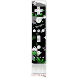  Wii Remote Controller Skin   Abstract 02 Green by 