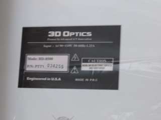 3D Optics HD 8500 Projector w/Built In TV Tuner  