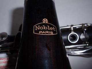   1973 Leblanc MAHOGANY Wood Paris NOBLET 27 Clarinet lr  