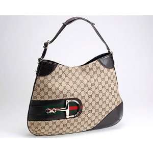  Gucci Large Beige Cresent Handbag 130736 
