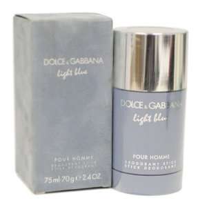 DOLCE & GABBANA LIGHT BLUE POUR HOMME Cologne. DEODORANT STICK 2.5 oz 