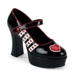  FUNTASMA QUEEN 55 Black White Red Pat Platform Everything 