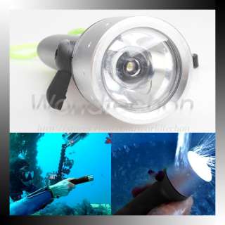 Black Practical New 240 LM CREE Q5 LED Waterproof Diving Flashlight 