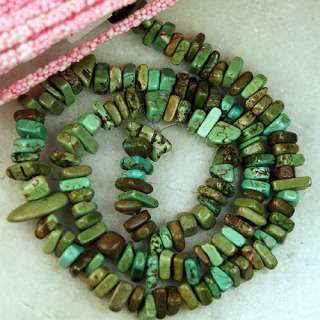 Nice Amorphous Turquoise Stone Loose Beads 15.7Strand  