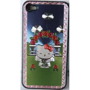  Hello Kitty Shiny iPhone 4 Hard Back Case (Bride) Cell Phones 