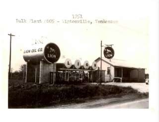 Old Photo Gas Station Lion Bulk Plant Tiptonville TN  