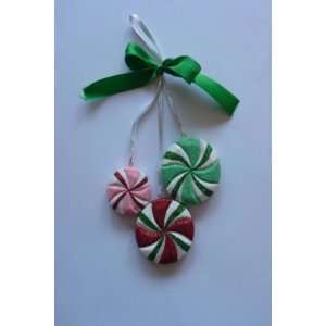   Living Homespun Holiday 8in Candy Cluster Ornament 